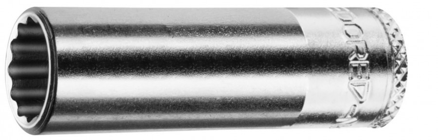 Socket 1/4" long UD profile  D 20 L 1/2AF, Gedore