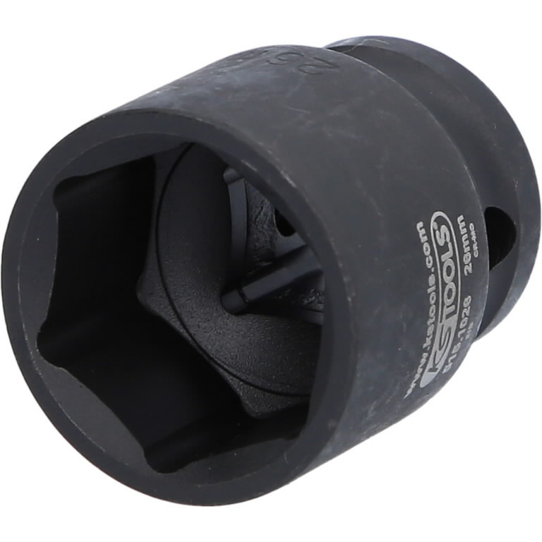 1/2" Hexagon impact socket short 26mm, KS Tools