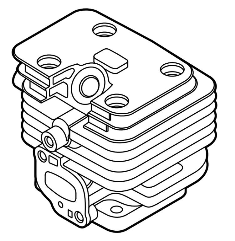 CYLINDER SRM-2620, Echo | Stokker- tools, machinery, maintenance