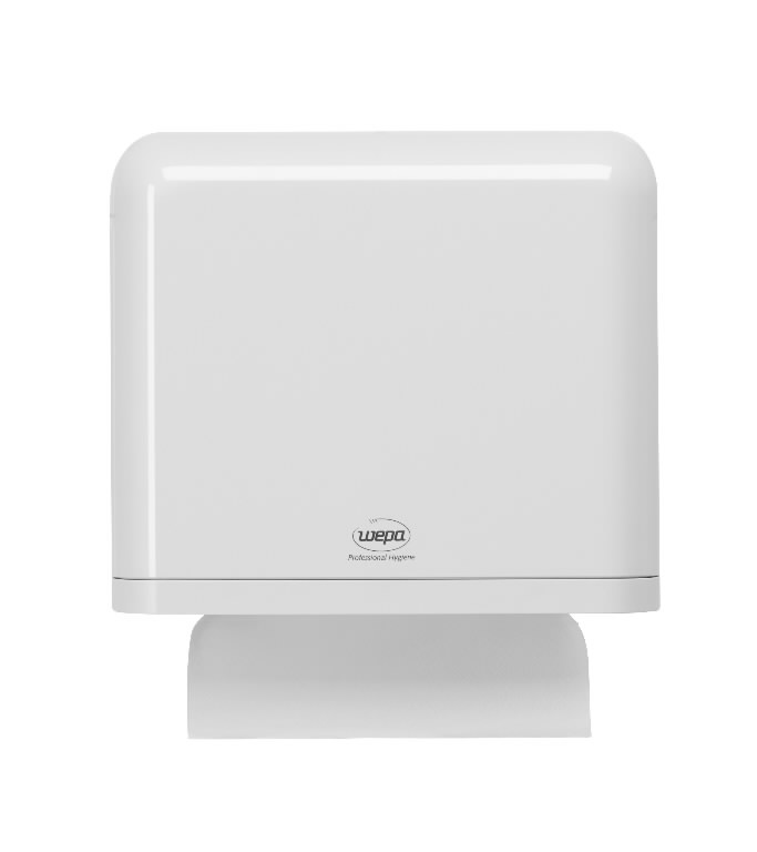 Folded paper towel dispenser, small, , Wepa Paper towel sheets/ Dispensers