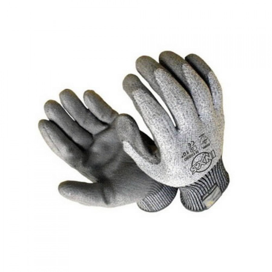 Перчатки с 5-й степенью защиты от порезов рук, с полиуретановым покрытием, размер 10, INXS