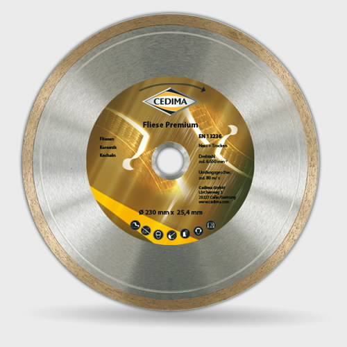 Deim. pjovimo diskas 3350x25,4mm Fliese-maxx, Cedima