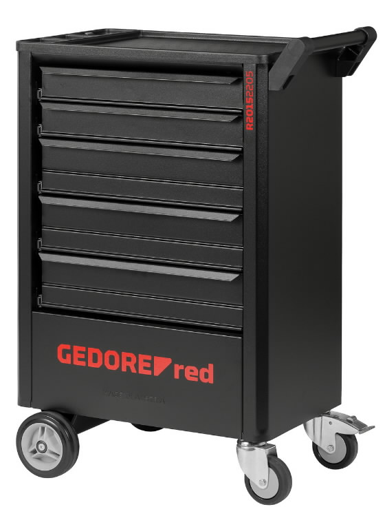 Įrankių vežimėlis  GEDWorker 5 stalčiai R20152205
