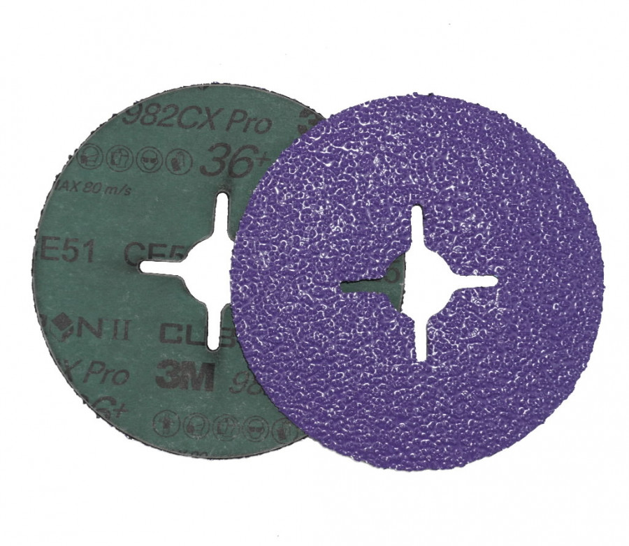 Fibrodiskas juodam metalui 982CX Pro Cubitron II 125mm P36+, 3M