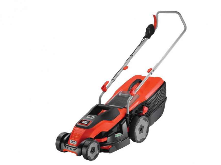 Electric lawn mower EMAX34I / 1400 W / 34 cm, Black+Decker - Corded  Electric Lawn Mowers