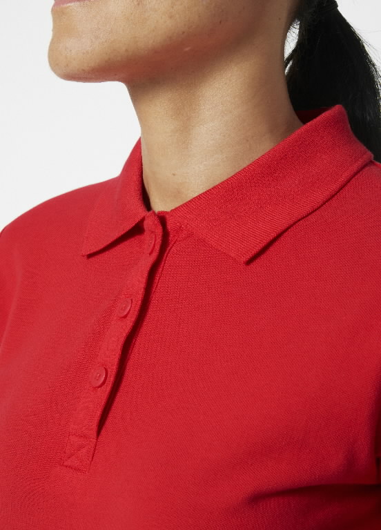 Polo marškinėliai Manchester, moteriški, raudona 2XL 4.