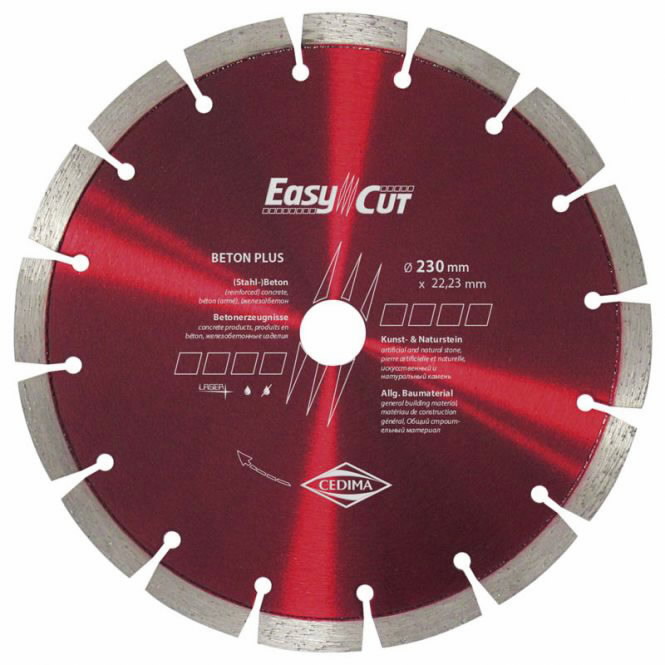 Diamond cutting disc Beton Plus 230x2,4/22,23mm, Cedima