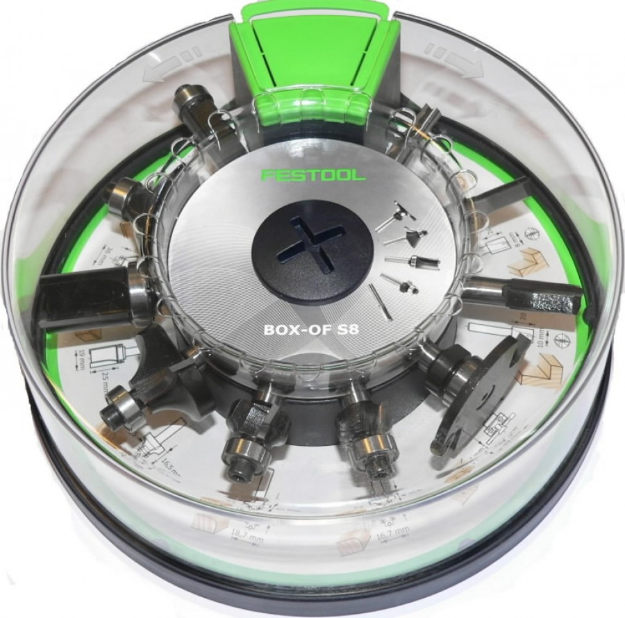 Freesiterade komplekt, 10tk, Festool