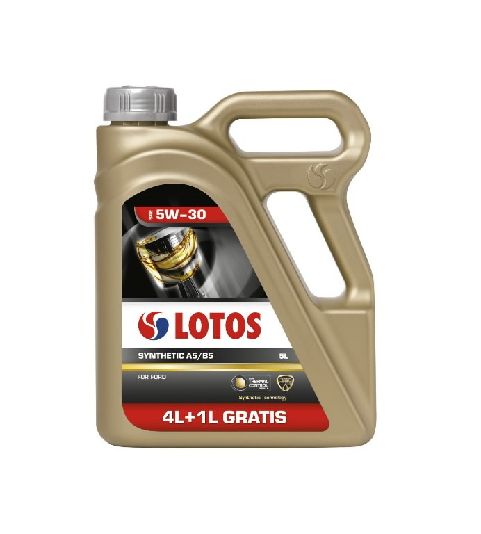 Motoreļļa Lotos Synthetic A5/B5 5W30 4+1L, Lotos Oil