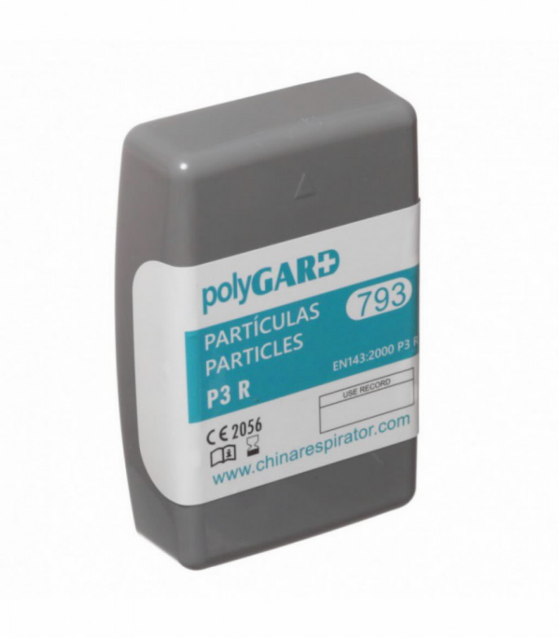 Filtras P3 PolyGard, plastikiniame dėkle  2.