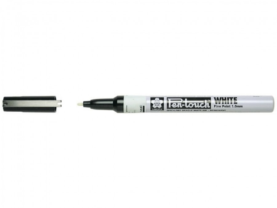 Marker PEN-TOUCH valge 1,0mm, Sakura