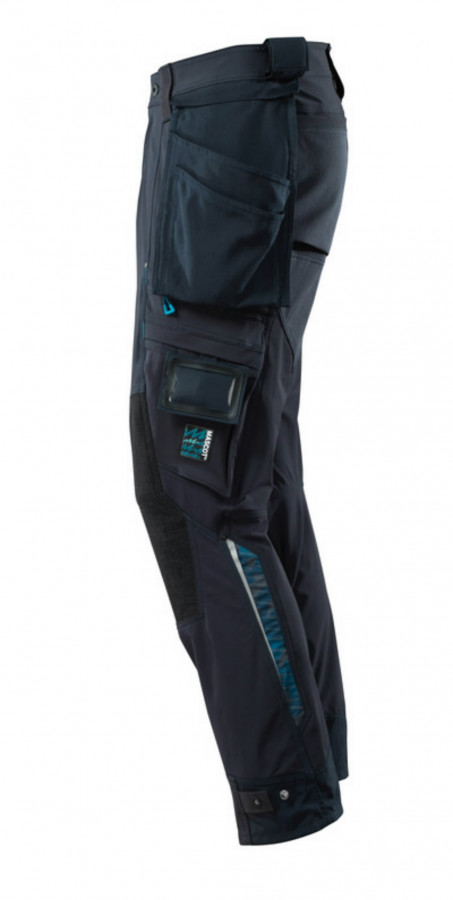 Kelnės 17031 Advanced, su kabančiomis kišenėmis, tamsiai mėlyna 82C46 2.