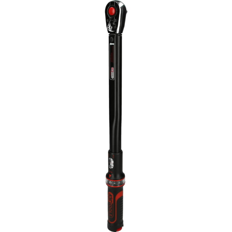 Dinamometrinis raktas su terkšle ERGOTORQUEprecision 1/4" 5-25 Nm, KS Tools