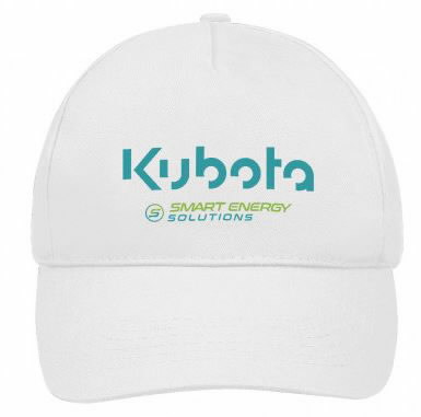 White cap "SES" KUBOTA, Kubota