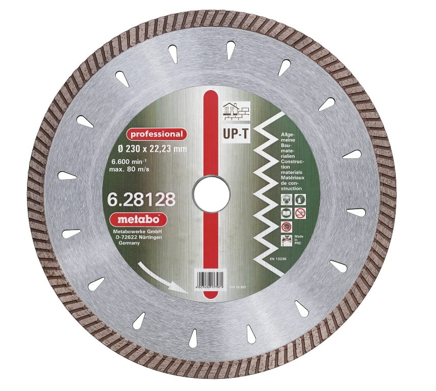 Deimantinis pjovimo diskas professional UP-T 125/22,23mm, Metabo