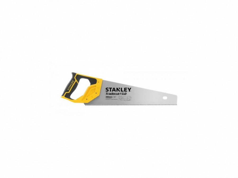 Hand saw Tradecut 550mm 7TPI, Stanley General purpose wood saws