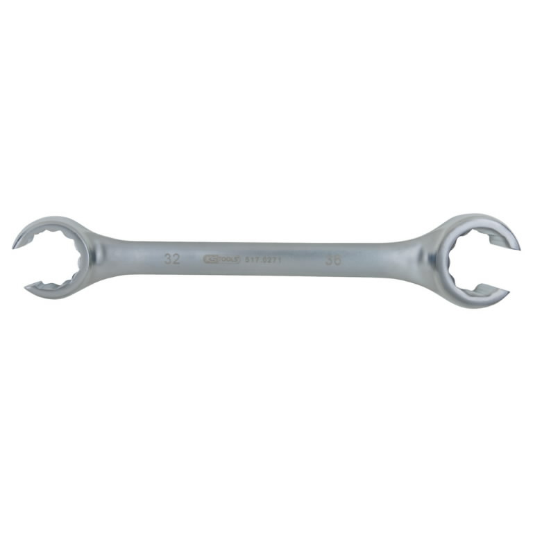 Open double ring spanner, offset, 32x36mm, KS Tools