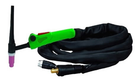 TIG-torch ST26 DX50 Green Line, 4m 1