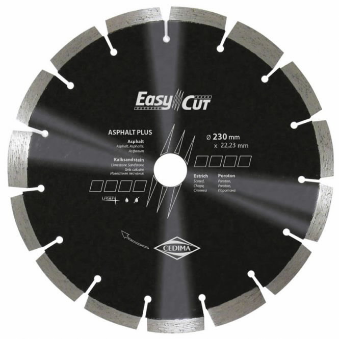 Diamond disc 500/25,4 mm Asphalt Plus, Cedima