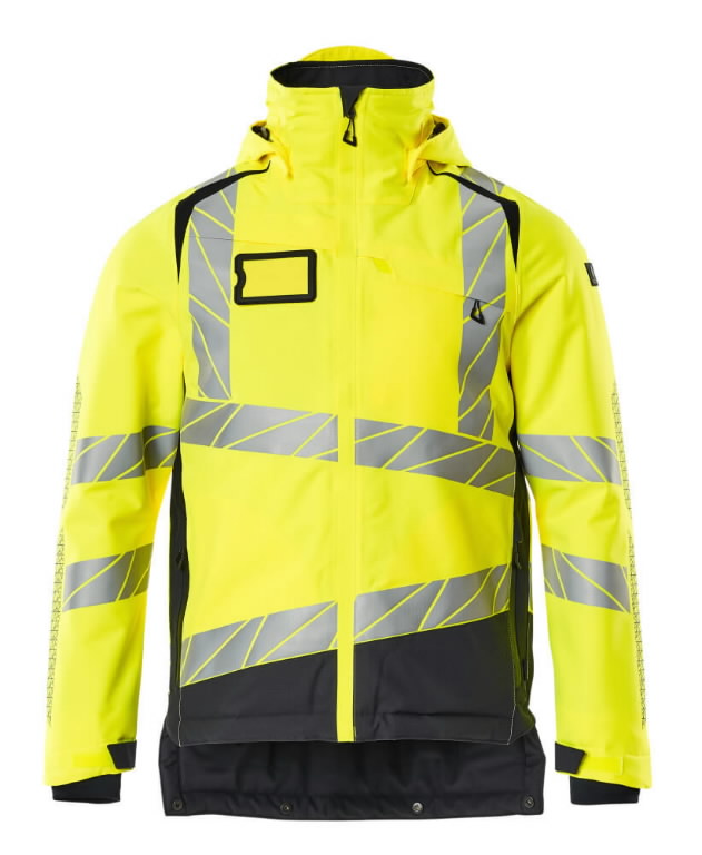 Hi. vis winterjacket Accelerate Safe, CL3, yellow/dark navy 3XL, Mascot