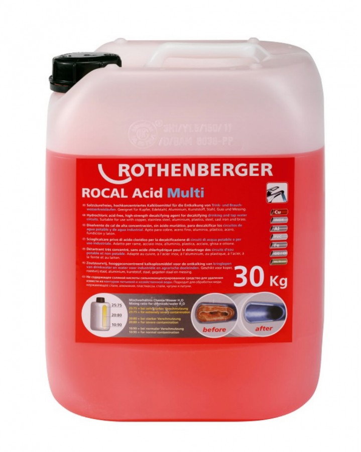Koncentrāts ROCAL Acid Multi, 30 kg, Rothenberger