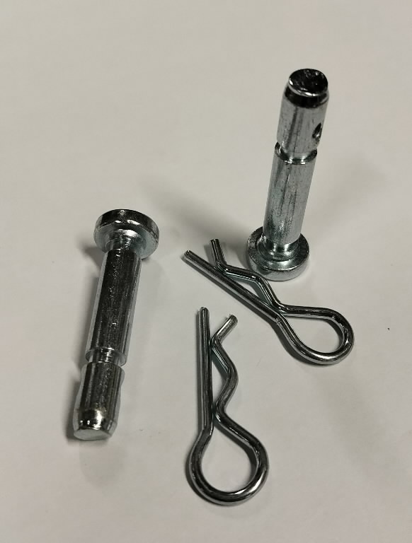 Shear bolt + spring split pin (set = 4 pcs) ST22, ST570