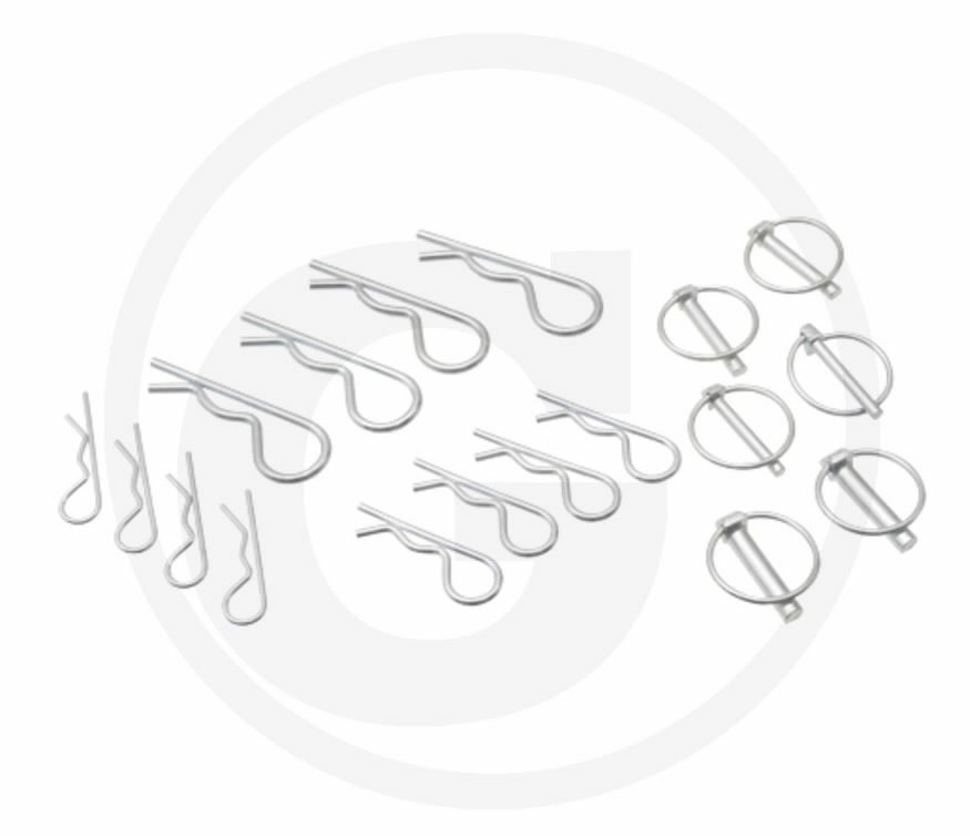 Linch pin/R-clip set (3;4;5 - 6;8;10) 