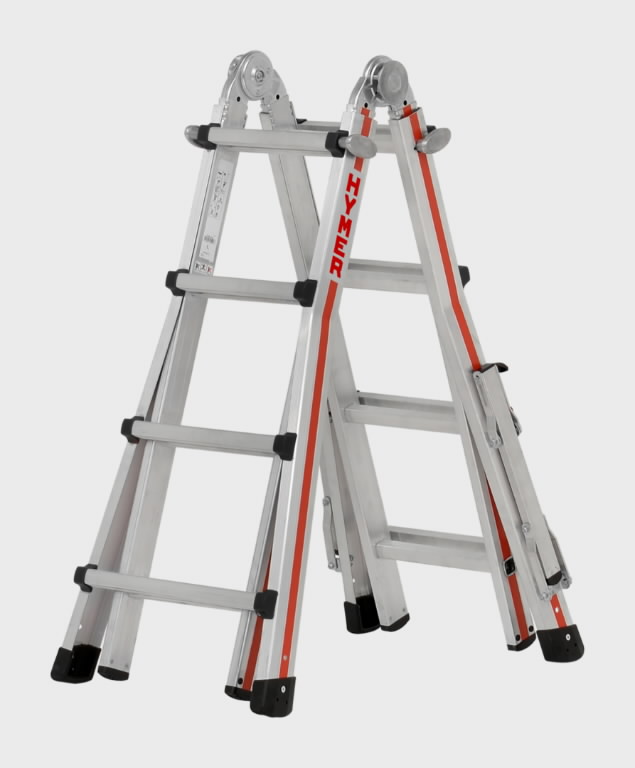 Teleskopinės kopėčios 4x4 pakopos 2.35–4.02m 8142, Hymer