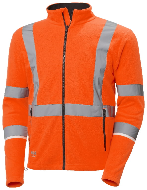 Fleece jacket Uc-me Hi-vis CL2, orange XS