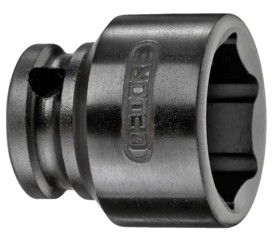 Kuuskant- löökpadrun 3/8" K30 17mm, Gedore