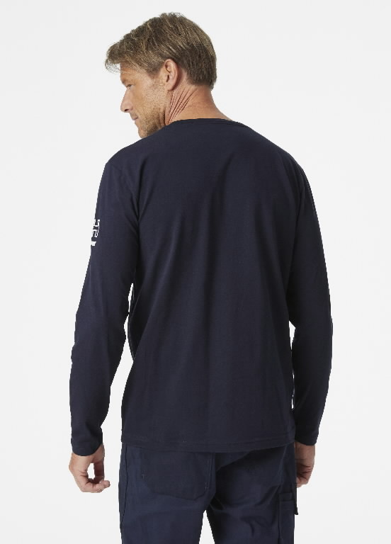 Marškinėliai  Kensington, ilgomis rankovėmis, dark navy 3XL 5.