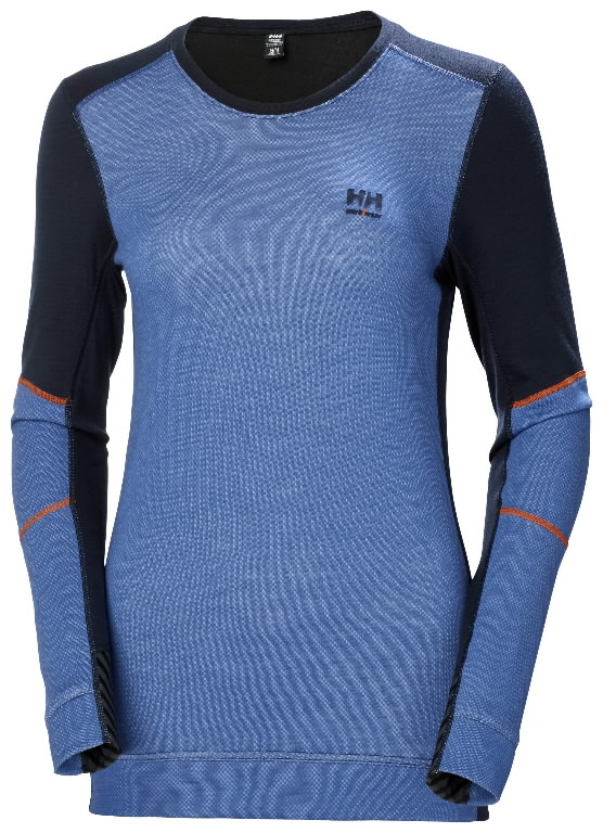 Apatiniai marškinėliai LIFA MERINO CREWNECK, moteriški,  mėlyna XL