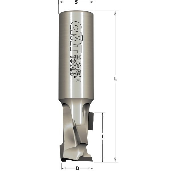 SPIRAL ROUTER BIT Z1+1 4DP D=16X36X93 S=16 RH, CMT