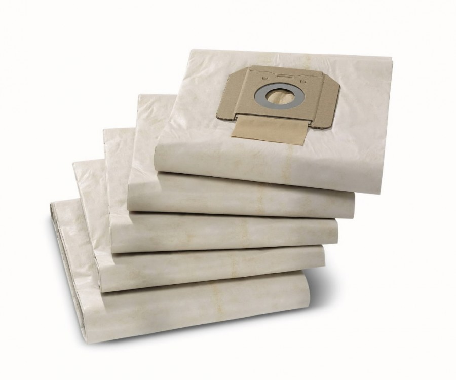 Popieriniai filtrų maišeliai NT 65/2, NT 48/1, 5vnt., Kärcher