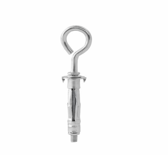 Hollow wall anchor with angle-, ring- and rounded-hook, 25 k  5.