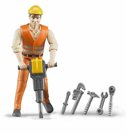 Construction worker 1:16 BRUDER, Granit