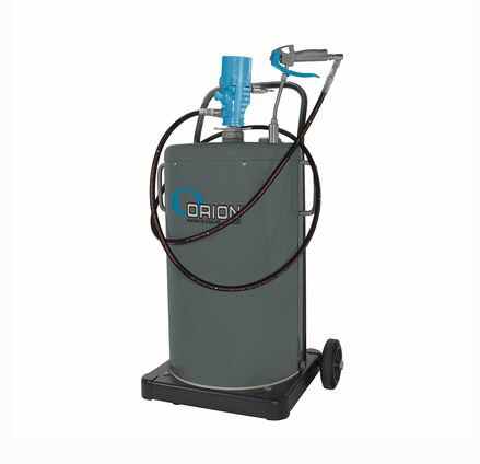 De-Luxe mobile grease pump for 50kg drums 