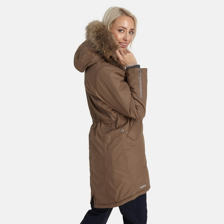 Žieminė striukė parka Vivian 1, moteriška, beige 2XL 2.