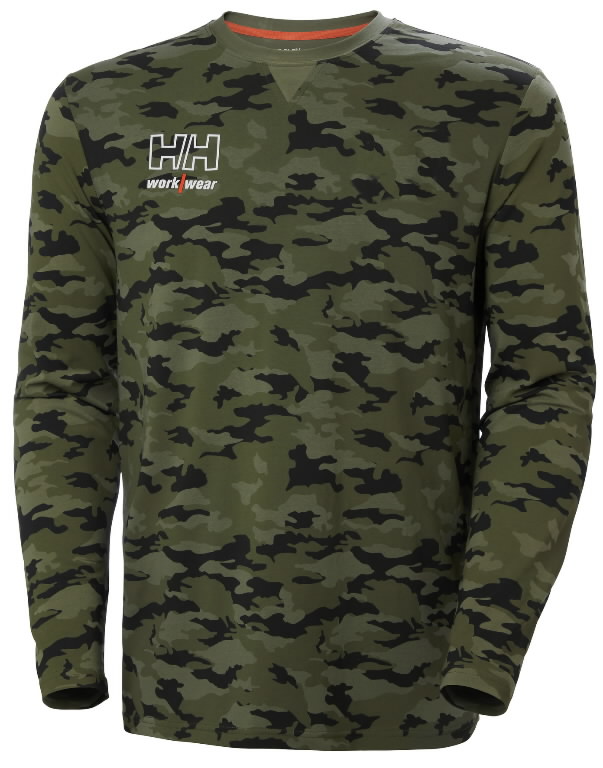 camo polo long sleeve