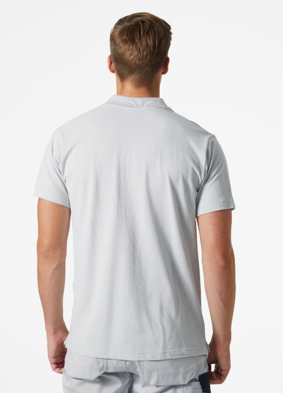 Polo marškinėliai Manchester, šviesiai pilka XL 6.