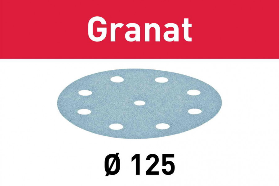 Šlif. popierius Granat STF D125/90 P500 GR 100 vnt. 125mm P500