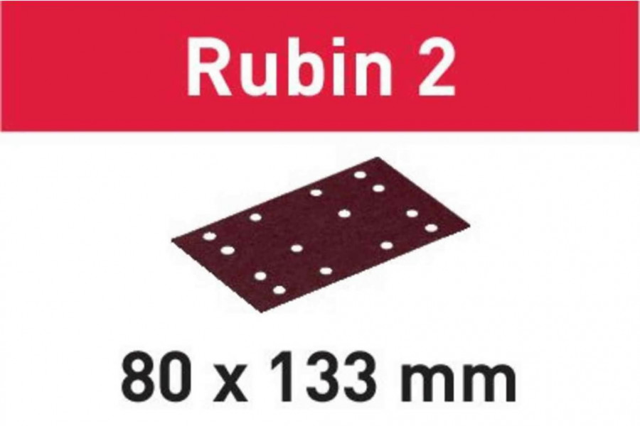 Lihvpaberid RUBIN 2 / 80x133/14 / P120 / 50tk 
