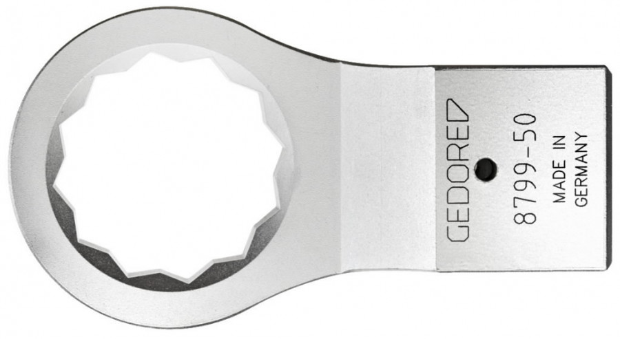 Ring end fitting 28 Z, 55 mm 8799-55, Gedore | Stokker- tools, machinery,  maintenance
