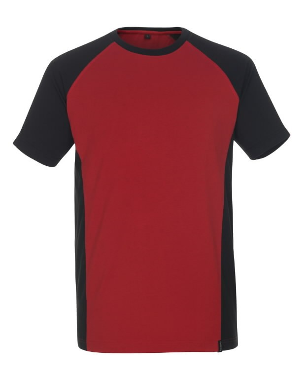 Marškinėliai Potsdam tamsiai raudona/juoda L