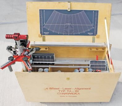 Truck wheel aligner Axis 500 laser Haweka 1