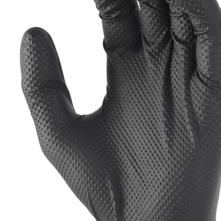 Disposable gloves, nitrile, black, 50 pcs/pack XL/10 2.