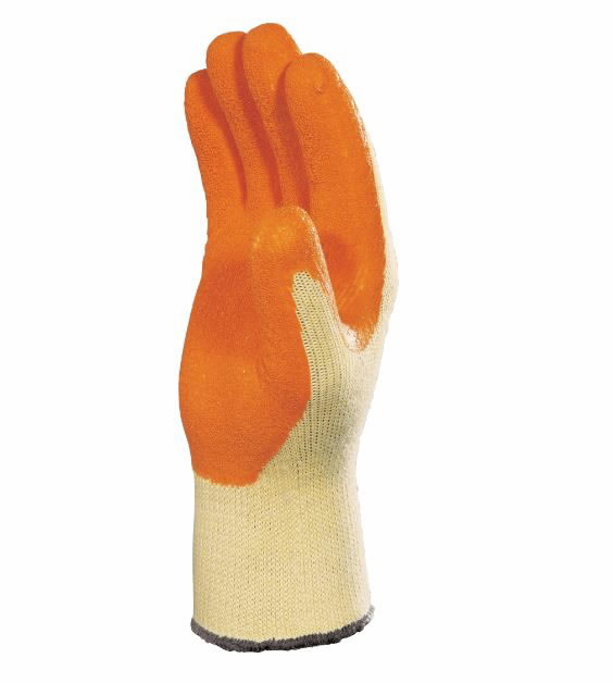 Glove, polyester, latex coating 8 2.