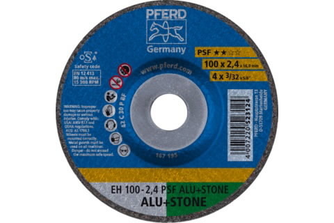 Pjovimo diskas PSF Alu+Stone 100x16mm, Pferd