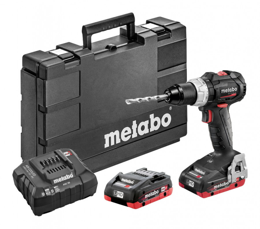 Cordless drill/screwdriver BS 18 LT BL SE / 2x4,0 Ah LiHD, Metabo