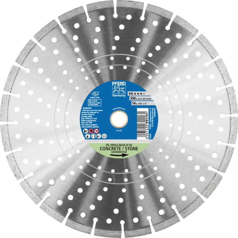 Diamond cutting disc DS SG 350x2,8/25,4/22,23mm 1